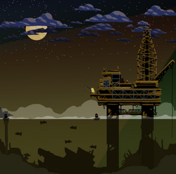 Blackwell fishing screenshot. Player fishing